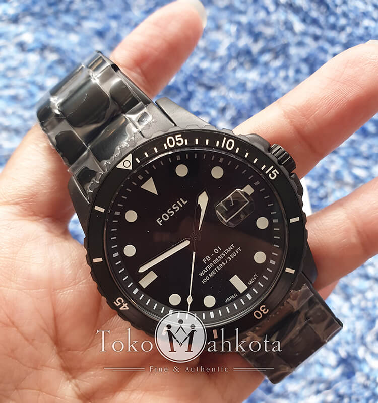 Fossil FB-01 Black Steel FS5659 
